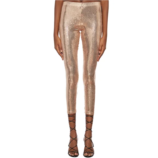 NOSTRASANTISSIMA LEGGINGS FULL PAILLETTES Pezzi Unici