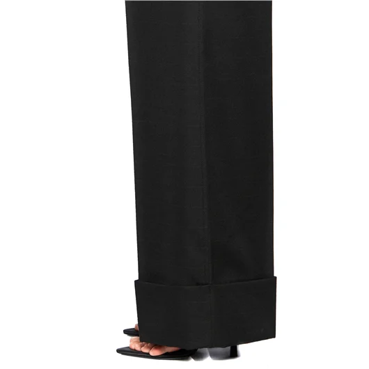CAPASA PANTALONE AMPIO IN CHECK Nuova