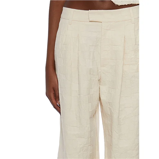 NOSTRASANTISSIMA PANTALONE AMPIO IN COTONE Moda
