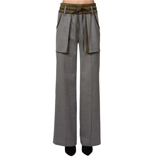 ANDREA YA'AQOV PANTALONE AMPIO LUNGO CARGO Italia