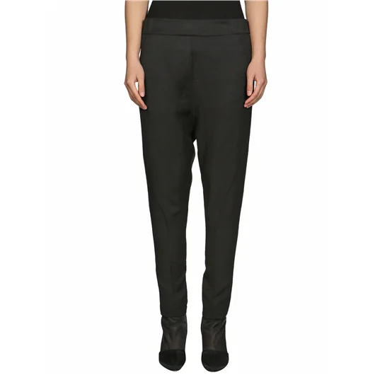 NOSTRASANTISSIMA PANTALONE BAGGY CON IMPUNTURE In Linea