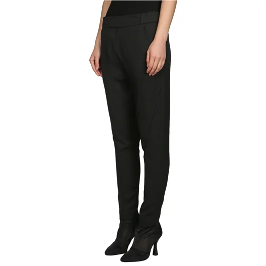 NOSTRASANTISSIMA PANTALONE BAGGY CON IMPUNTURE In Linea