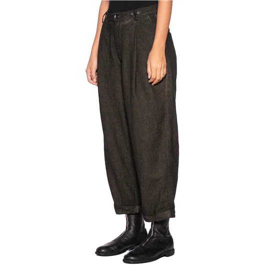 MASNADA PANTALONE BAGGY IN CANAPA E LANA Nuovo