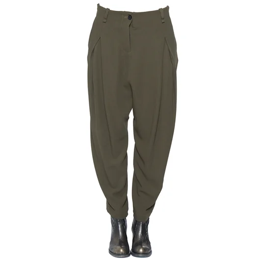 MASNADA PANTALONE BAGGY IN VISCOSA Qualità