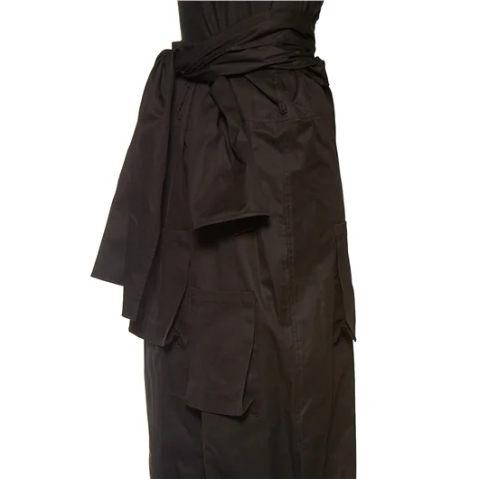 YOHJI YAMAMOTO PANTALONE IN GABARDINE VITA ALTA Promozione Limitata