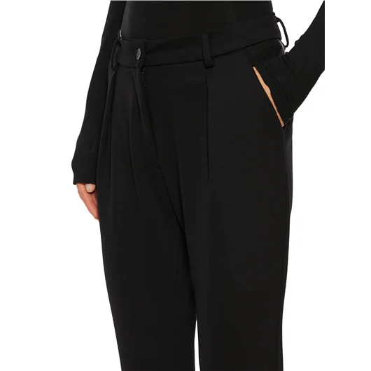 NOSTRASANTISSIMA PANTALONE SLIM IN VISCOSA 2025
