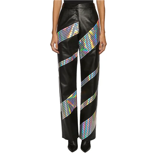 MATERIEL PANTALONI A VITA ALTA In Linea