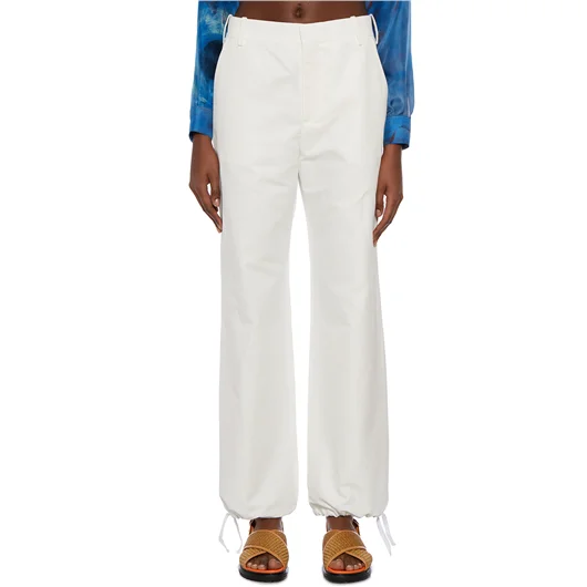 MARNI PANTALONI CARGO IN COTONE E LINO Nuovo