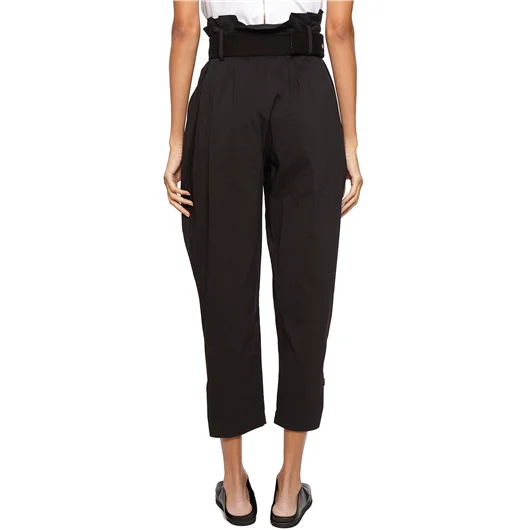 NU PANTALONI IN COTONE HIGH WAIST Promozione