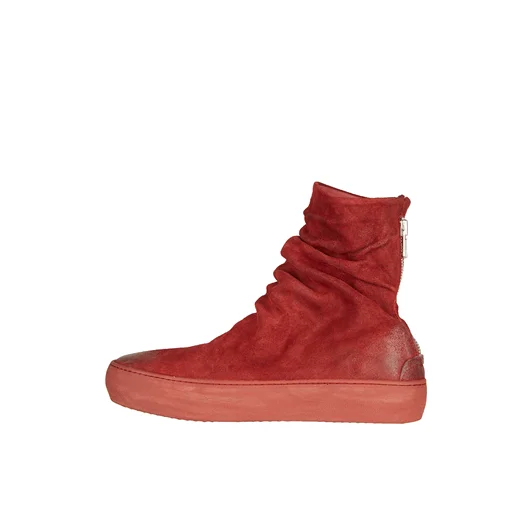 THE LAST CONSPIRACY SLIPON ALTA IN PELLE CON ZIP In Vendita