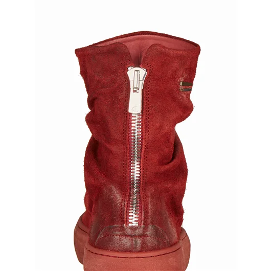 THE LAST CONSPIRACY SLIPON ALTA IN PELLE CON ZIP In Vendita