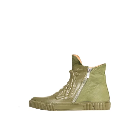 BOTH SNEAKERS ALTA IN PELLE E GOMMA Pezzi Unici