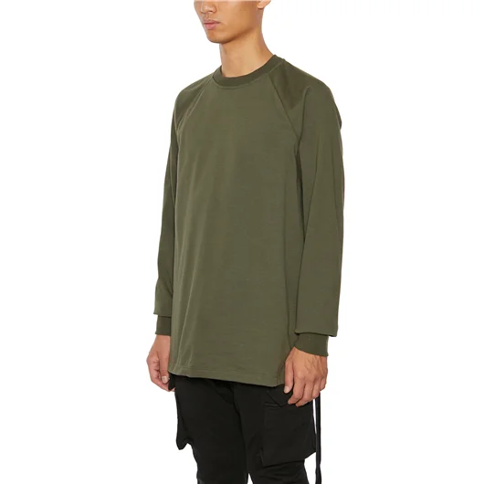 RICK OWENS BASEBALL T-SHIRT IN COTONE Offerta