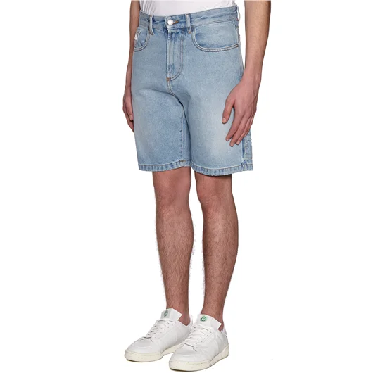 GCDS BERMUDA IN DENIM Vendita Economica