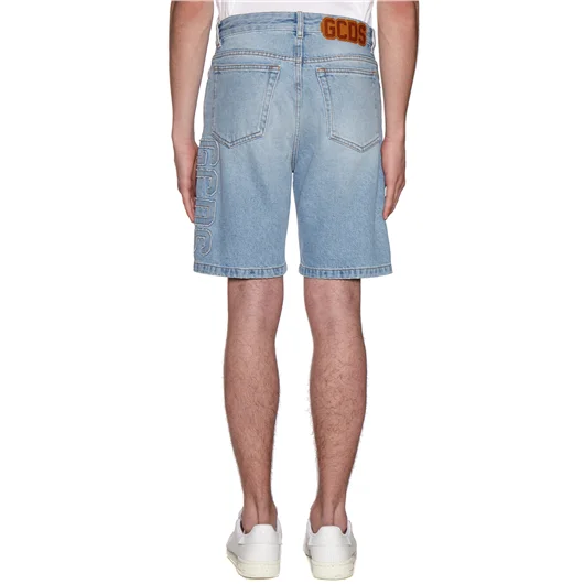 GCDS BERMUDA IN DENIM Vendita Economica