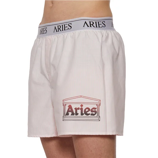 ARIES BERMUDA LOGO IN COTONE Vendite Flash