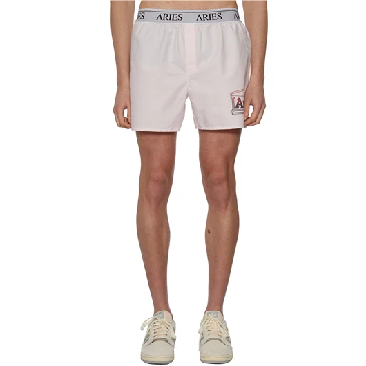 ARIES BERMUDA LOGO IN COTONE Vendite Flash