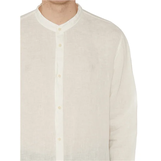 DAUB CAMICIA COREANA IN LINO Consegna Veloce