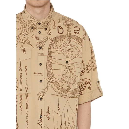 DSQUARED CAMICIA IN COTONE STAMPATA Convenienza