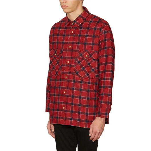 GRAMICCI CAMICIA IN FLANELLA Presa