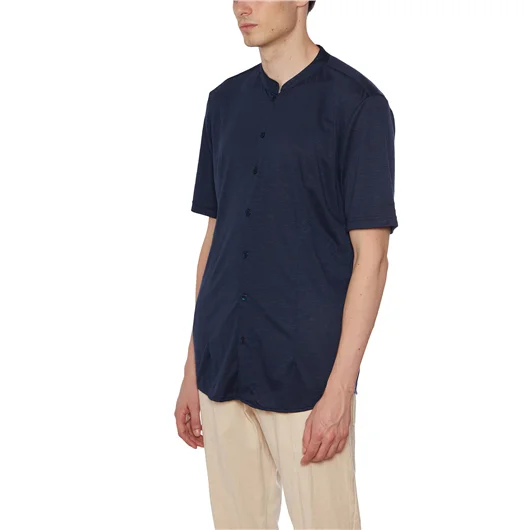 DANIELE ALESSANDRINI CAMICIA IN JERSEY STRETCH Offerta