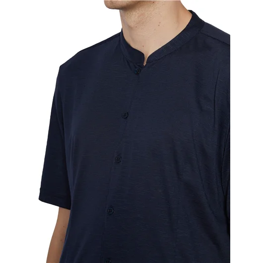 DANIELE ALESSANDRINI CAMICIA IN JERSEY STRETCH Offerta