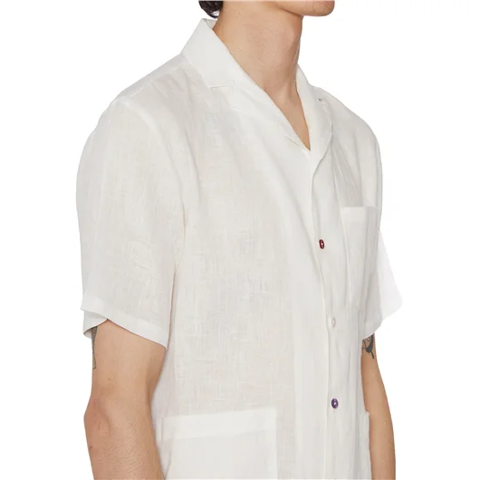 DANIELE ALESSANDRINI CAMICIA IN LINO Online