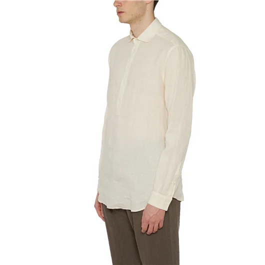 PAOLO PECORA CAMICIA IN LINO Outlet