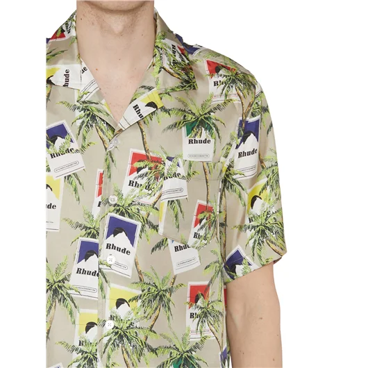 RHUDE CAMICIA IN SETA Hotsell
