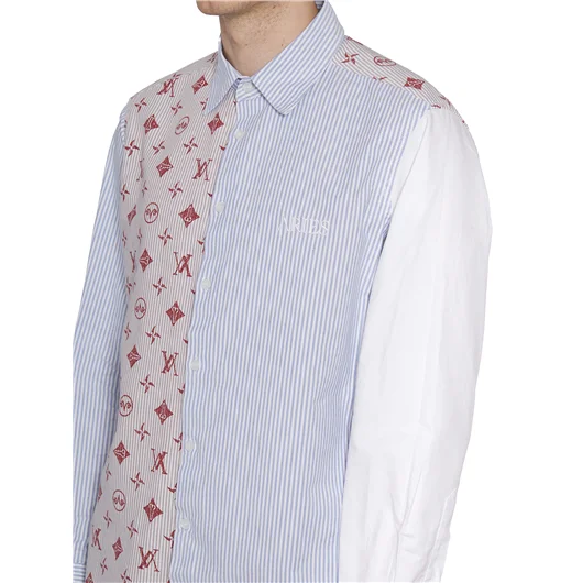 ARIES CAMICIA PATCHWORK IN COTONE Vendite Flash