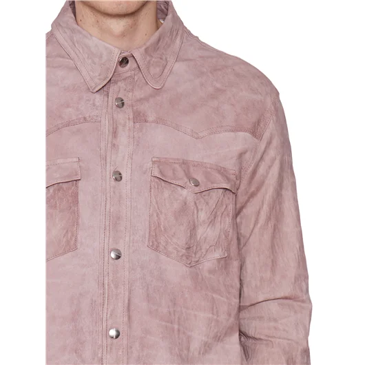 GIORGIO BRATO CAMICIA TEXAS IN PELLE In Saldo