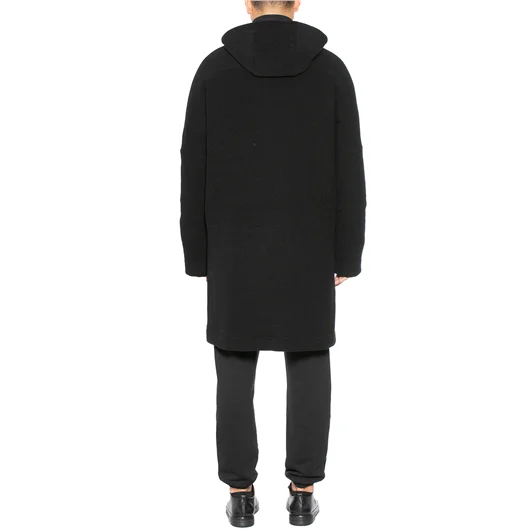 ANDREA YA'AQOV CAPPOTTO IN LANA CON BOMBER Nuovo
