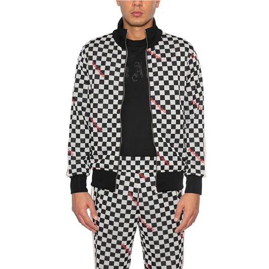 PALM ANGELS FELPA CLASSIC TRACK JQRD DAMIER Offerta