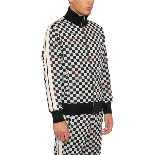 PALM ANGELS FELPA CLASSIC TRACK JQRD DAMIER Offerta