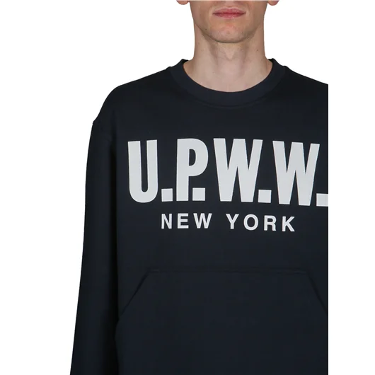 U.P.W.W. FELPA CREWNECK CON INSERTI Offerte speciali