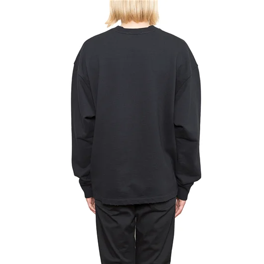 ALEXANDER WANG FELPA GIROCOLLO IN COTONE Prezzo basso