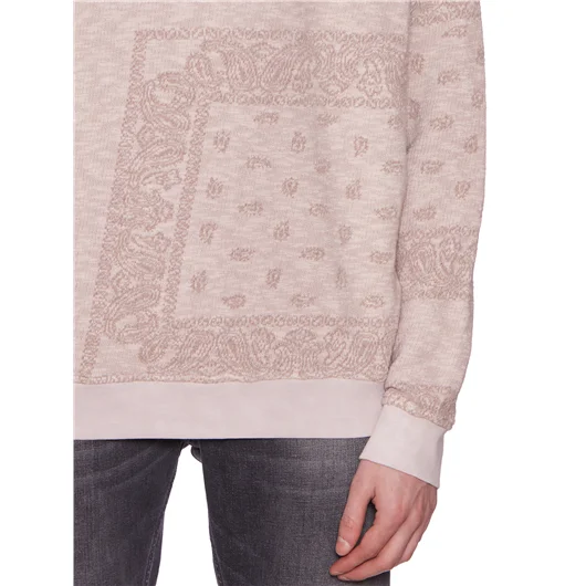 GIORGIO BRATO FELPA GIROCOLLO STAMPA BANDANA Fino al 50% di sconto