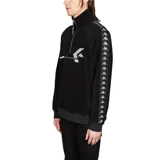 KAPPA KONTROLL FELPA IN PILE CON LOGO In Linea
