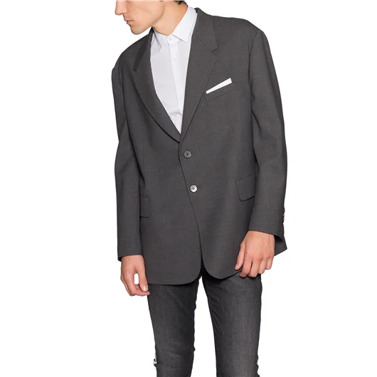 NEIL BARRETT GIACCA OVERSIZE IN LANA Saldi Di Fabbrica