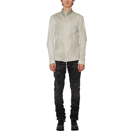 BORIS BIDJAN SABERI GIUBBINO IN PELLE Grande vendita