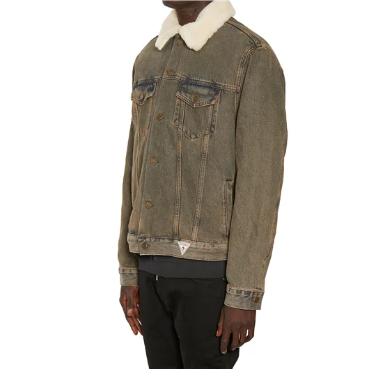 GUESS USA GIUBBOTTO SHERPA IN COTONE Offerta San Valentino