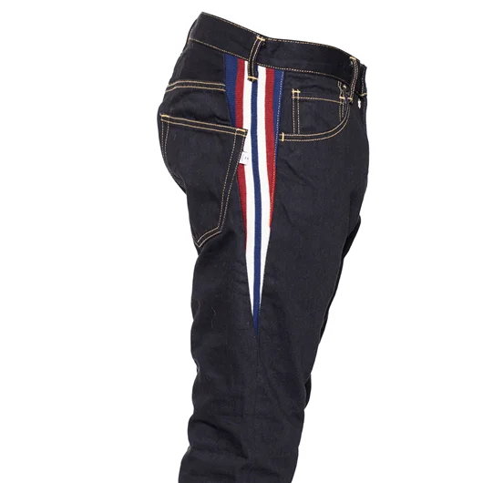 FACETASM JEANS CON INSERTO IN MAGLIA Vendita calda