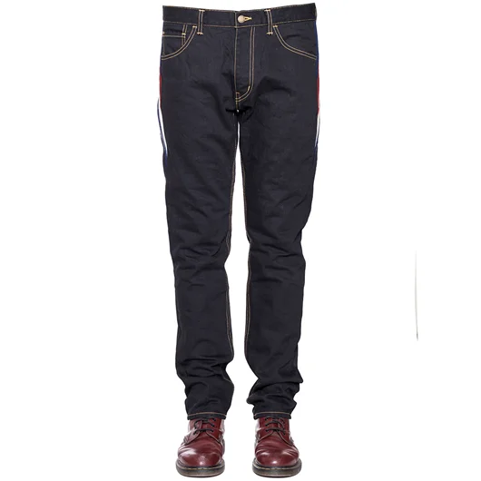 FACETASM JEANS CON INSERTO IN MAGLIA Vendita calda
