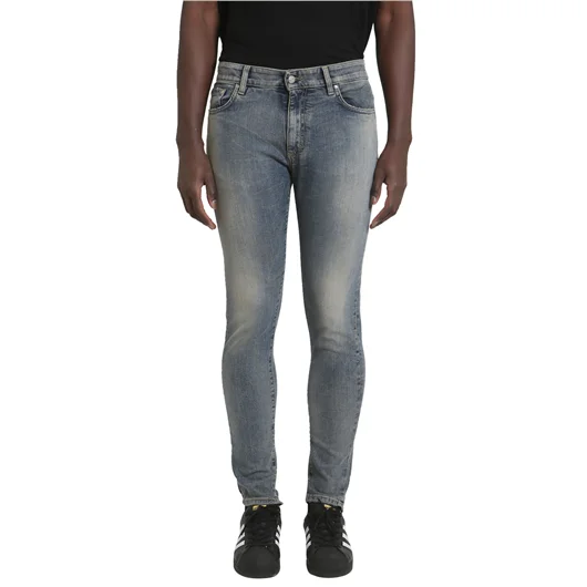 REPRESENT JEANS IN DENIM WASHED BLU Offerte giornaliere