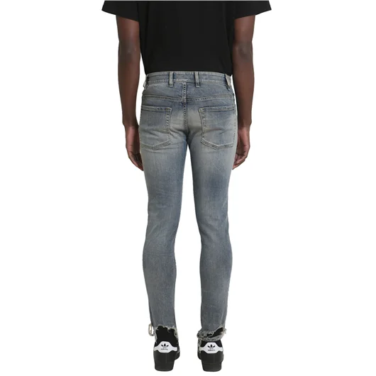REPRESENT JEANS IN DENIM WASHED BLU Offerte giornaliere