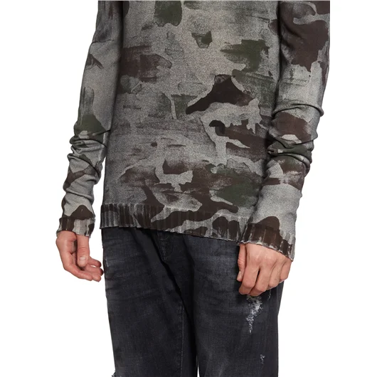 MD75 MAGLIA GIROCOLLO CAMOUFLAGE Prezzo basso
