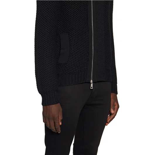 PAOLO PECORA MAGLIA IN LANA CON ZIP Black Friday Prezzi