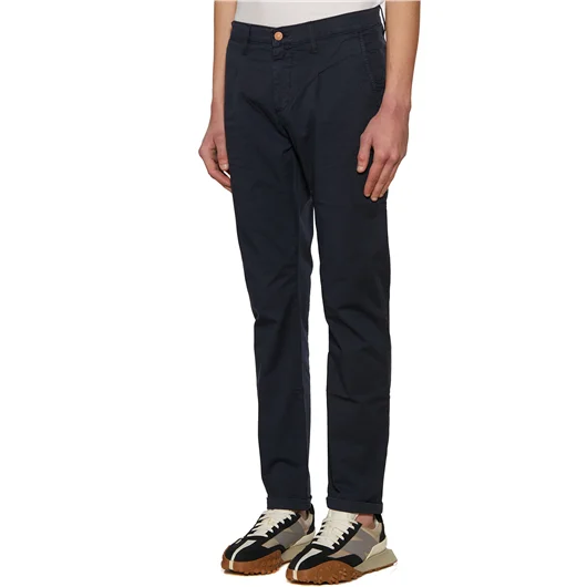 DANIELE ALESSANDRINI PANTALONE CHINO IN COTONE Pezzi Unici