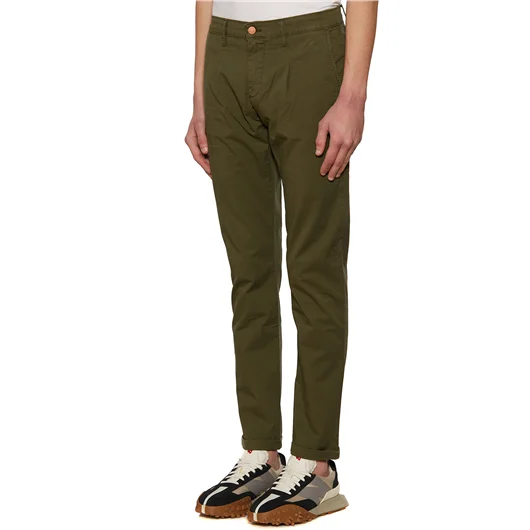 DANIELE ALESSANDRINI PANTALONE CHINO IN COTONE Soddisfazione Garantita