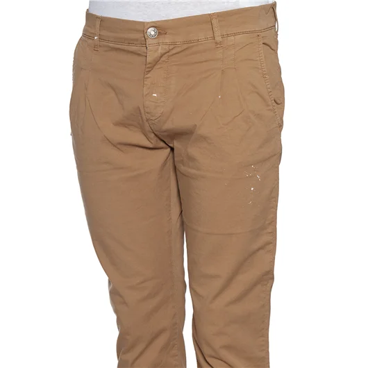 DANIELE ALESSANDRINI PANTALONE CHINO IN COTONE Qualità Garantita